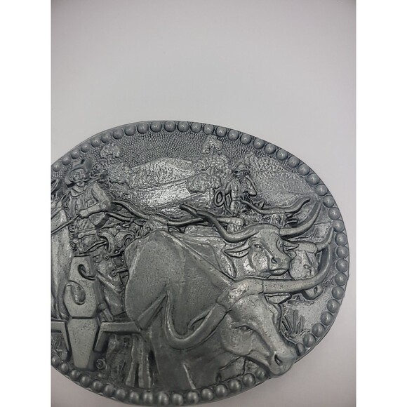 Belt Buckle Zee Series Metal Tone Cowboy Rancher Horse Bull Ride - Picture 9 of 13